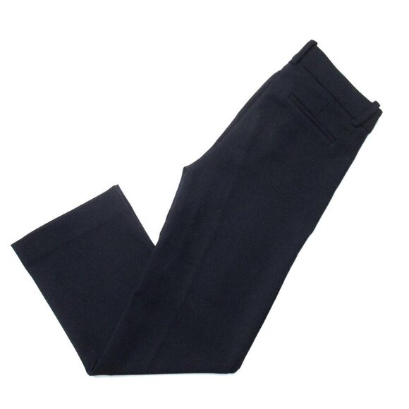 NWT J.Crew High Rise Peyton Crop in Navy Wide Leg Four-Season Stretch Pants 0T - Picture 4 of 4